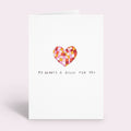 Disco Heart Valentine's Card