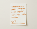 Autumn Handwritten Quote Print