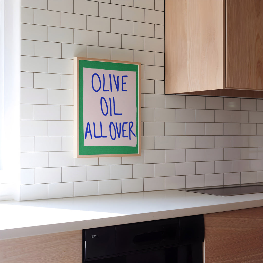 Olive Oil Wall Art Print