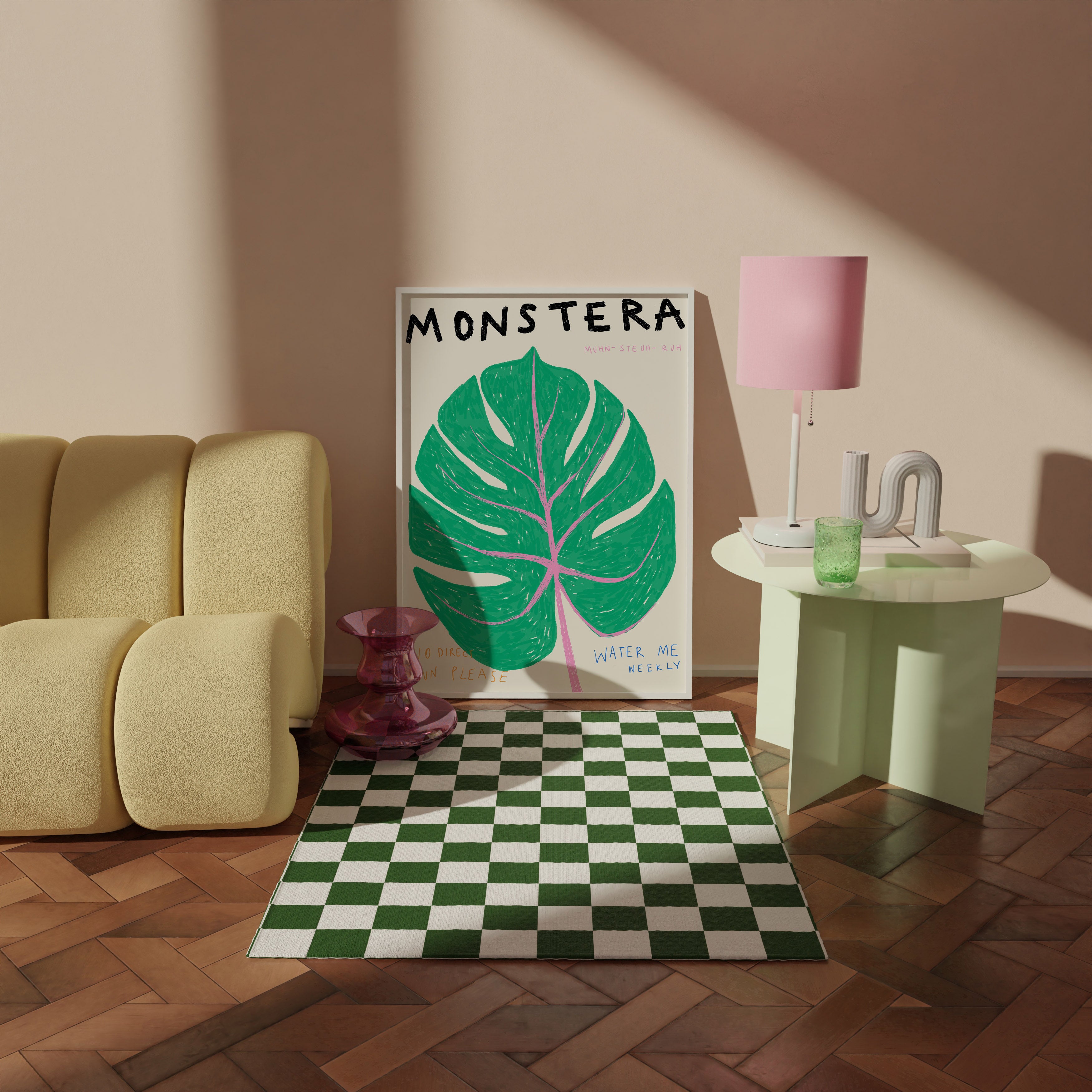 Monstera Plant Print