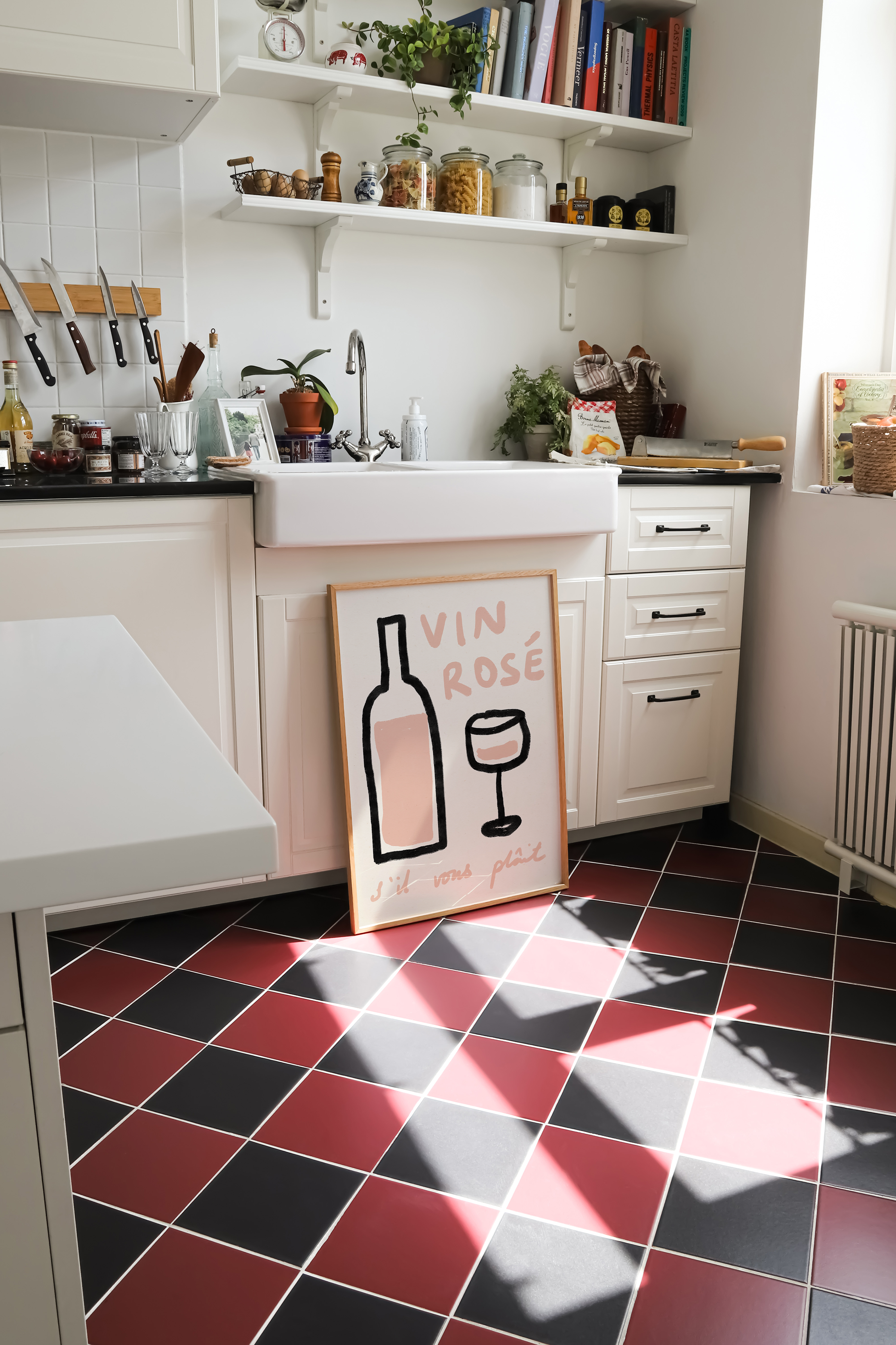 Rosé Wine Please Kitchen Print