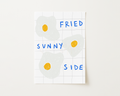 Fried Sunny Side Egg Print