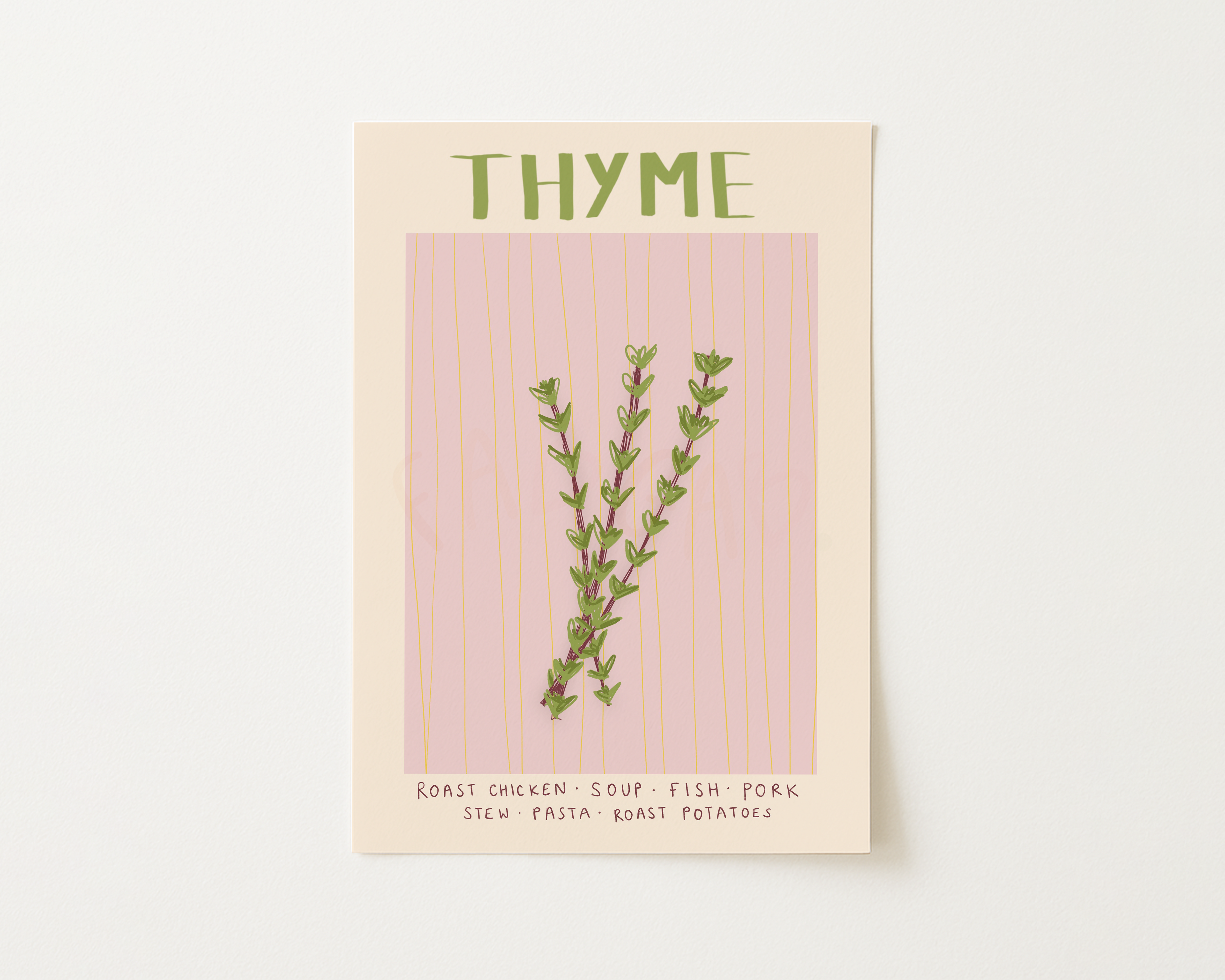 Thyme Herb Print