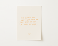 Shit Days Handwritten Quote Print