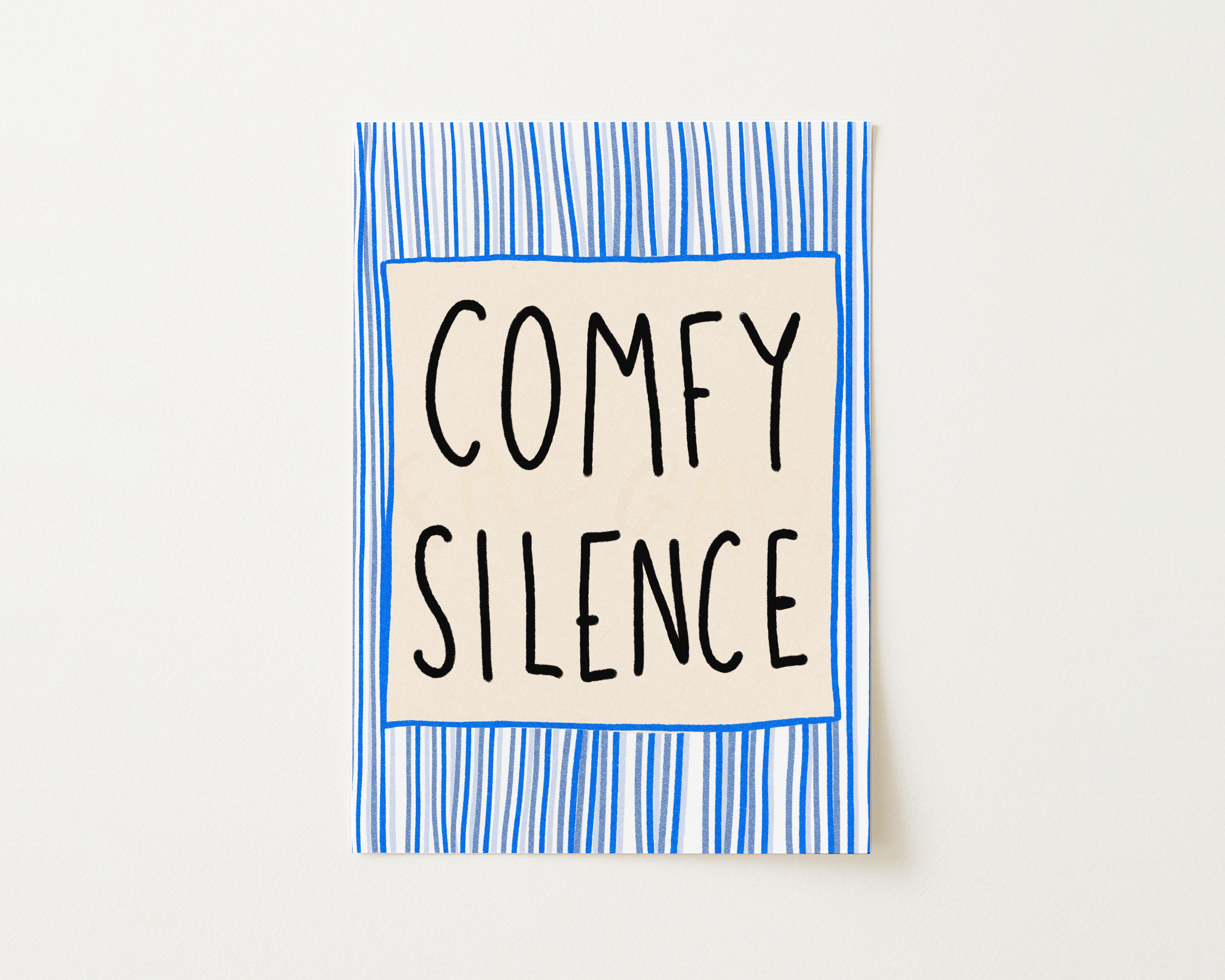 Comfy Silence Print