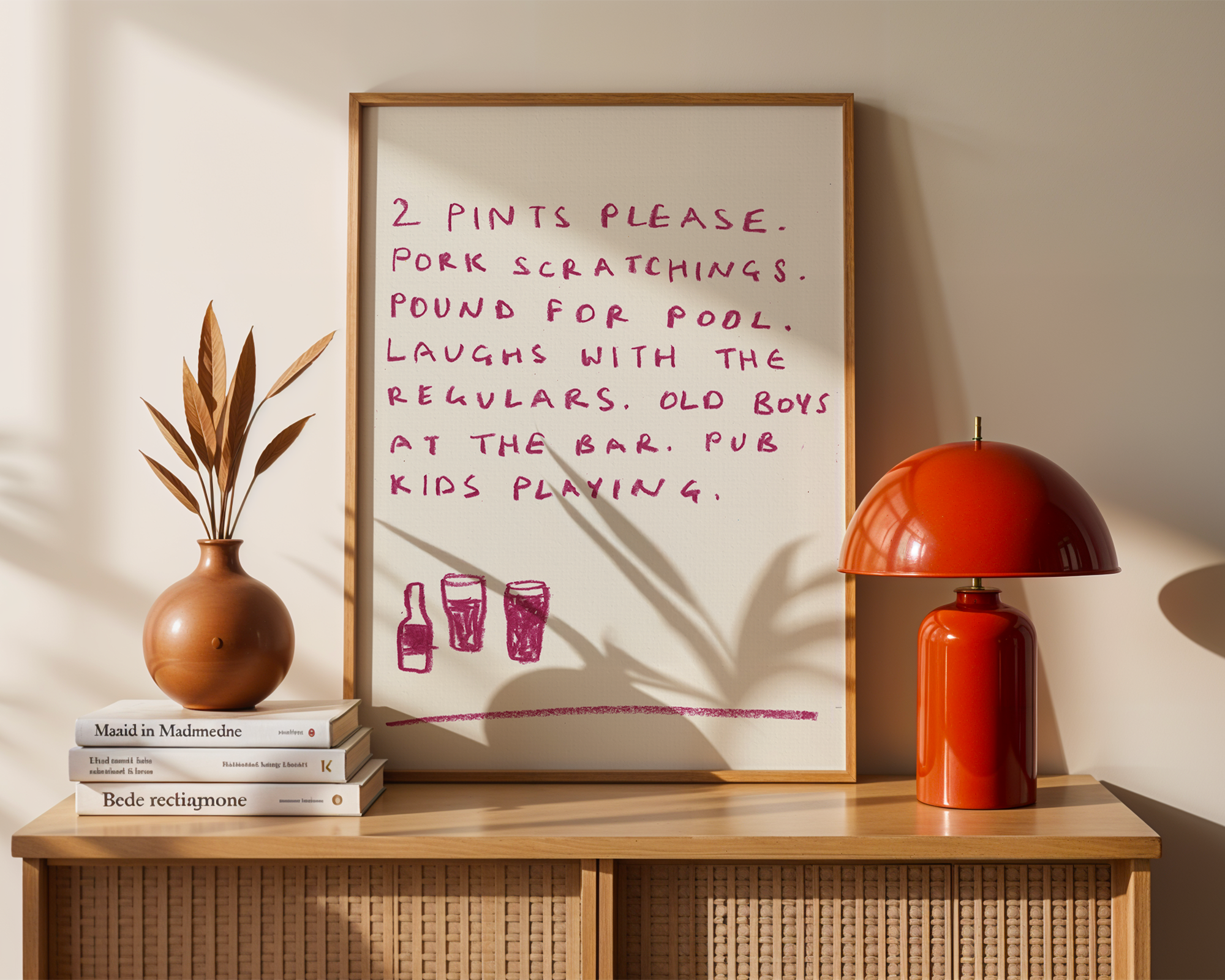 Pub Handwritten Quote Print