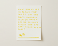 Summer Holiday Handwritten Quote Print