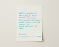 Seaside Handwritten Quote Print