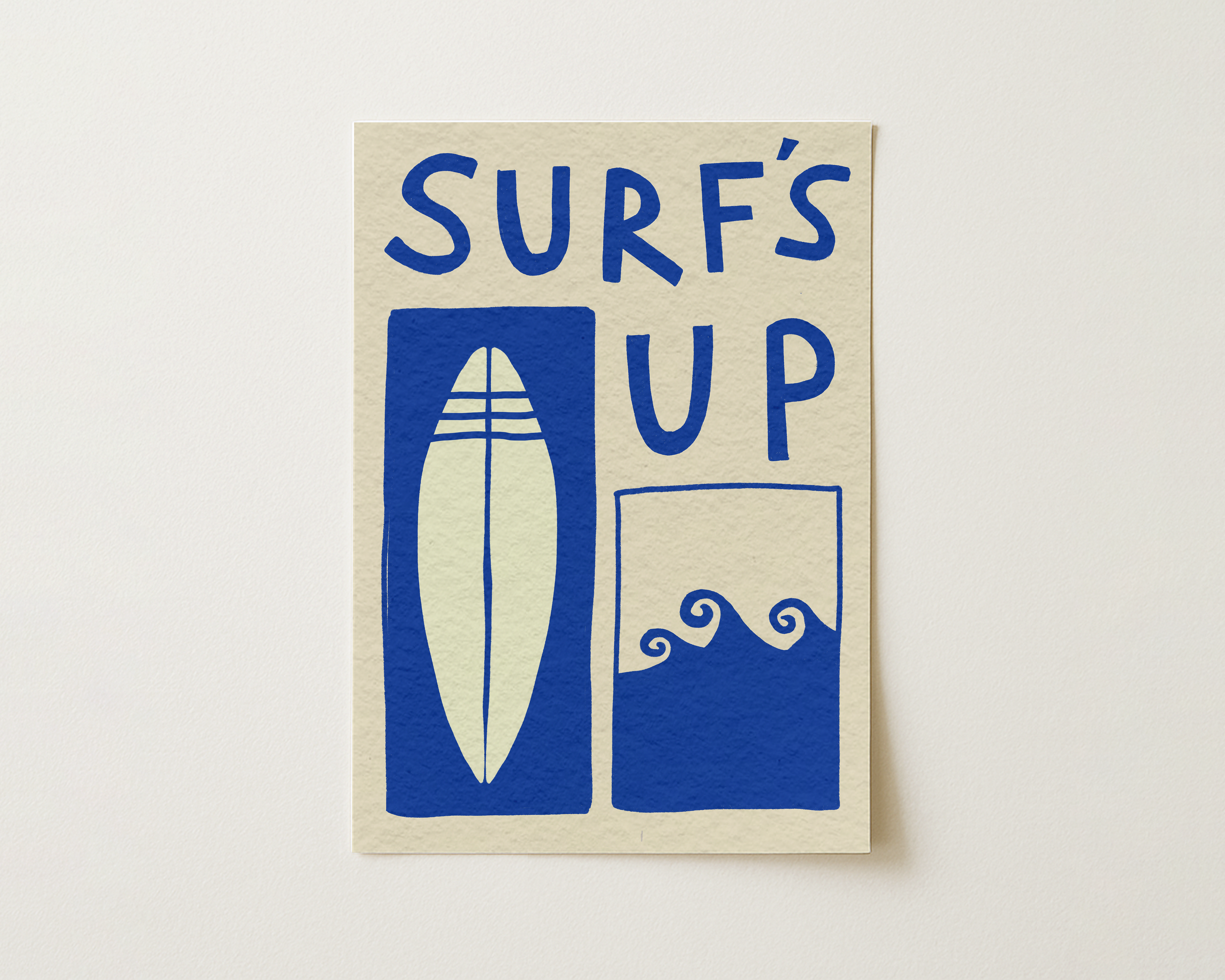 Surf's Up Coastal Print