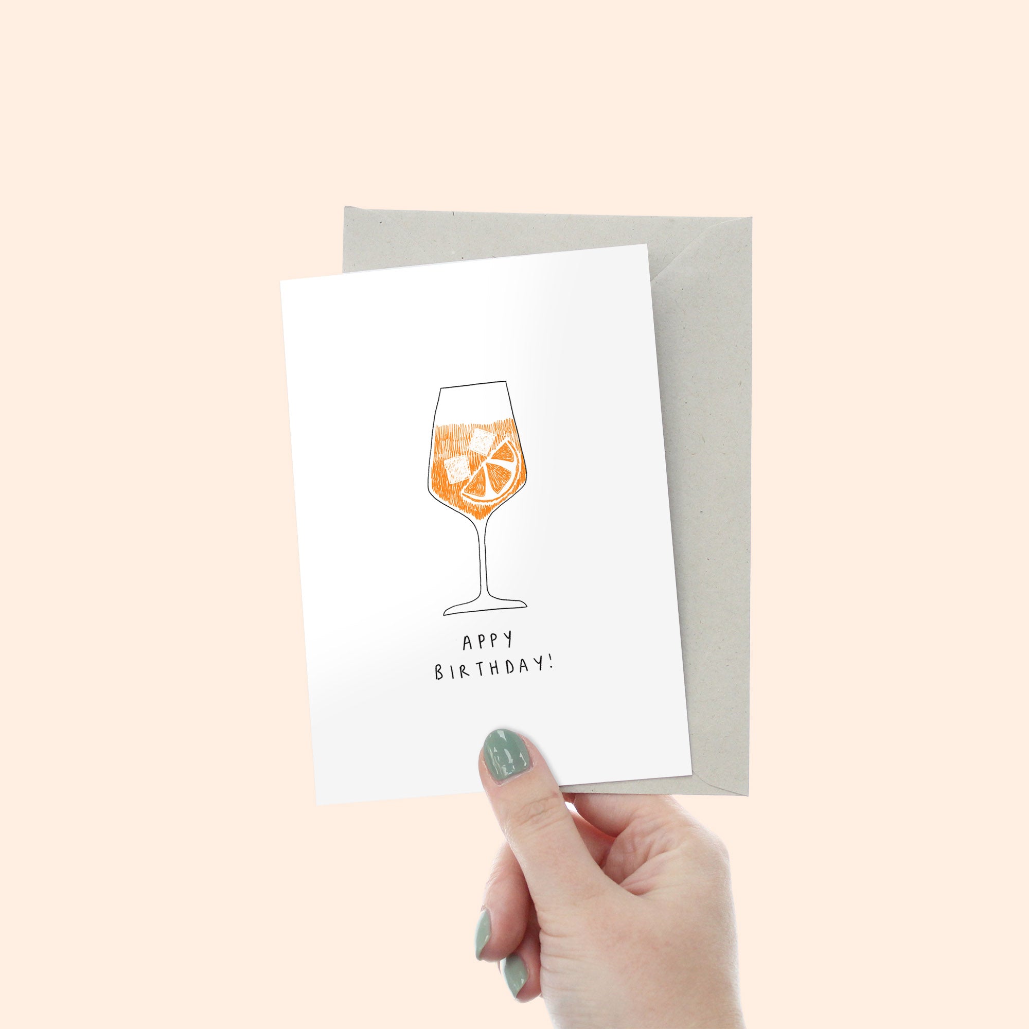 Aperol Birthday Card
