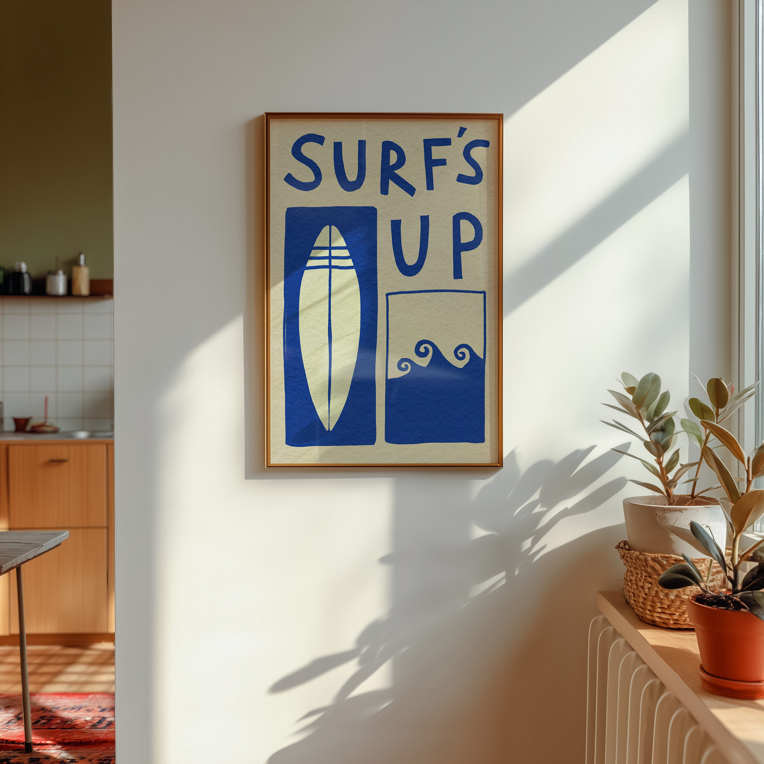 Surf's Up Coastal Print