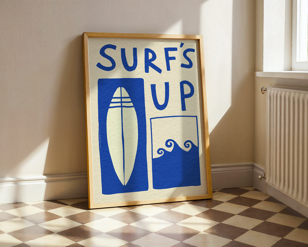 Surf's Up Coastal Print