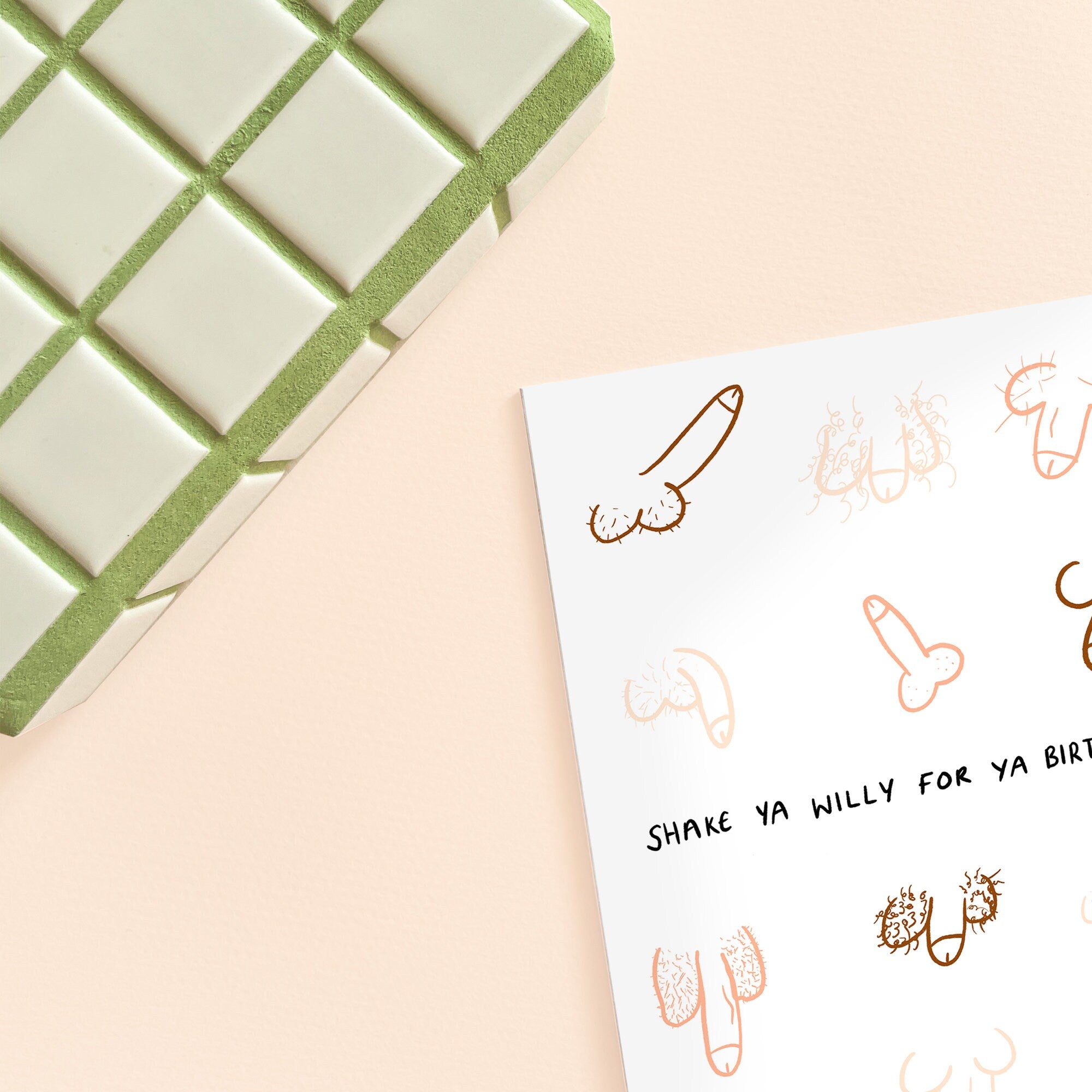 Shake Ya Willy For Ya Birthday Card
